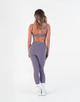 Scoop Bralette in Acai shown from the back