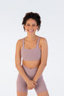 Racerback Bra in Fig